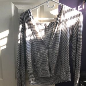 Striped hoodie